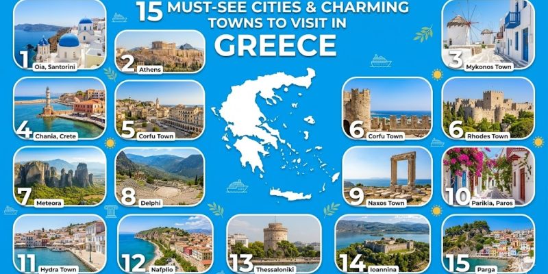 15 Best Cities and Towns to Visit in Greece
