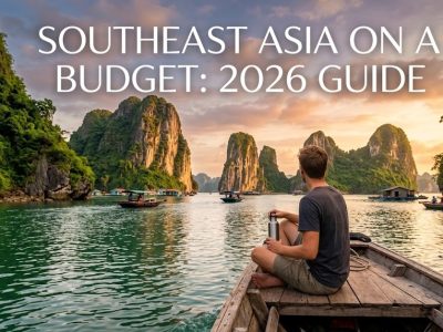 An infographic showing the GDP and safety rankings of Southeast Asian countries in 2026